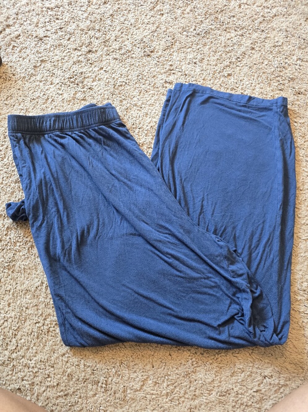 Men's XL Wiwi Bamboo Navy Blue Lounge Sleep Pants